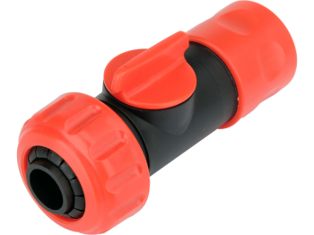 Муфта швидкоз'єднувальна з клапаном YATO для водяних шлангів Ø= 3/4" з ABS, PP матеріалів [12/120]