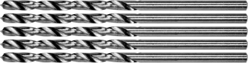 Свердло по металу PREMIUM YATO: HSS 4241, до нержав. і високолегов сталі,литва Ø=2.4х60мм, 5 шт[100]