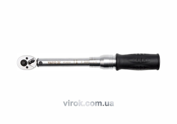 Ключ динамометричний YATO : квадрат 1/4", F= 2- 10 Нм, L= 281 мм [24]