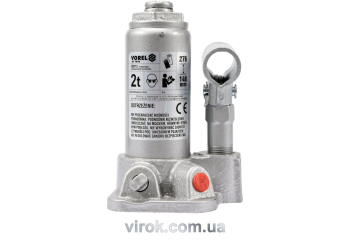 Домкрат гідравлічний cтовбцевий VOREL; F= 2 т, роб. висота- 148- 276 мм [6]