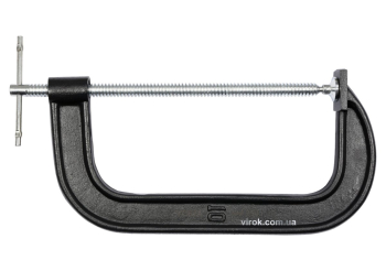 Струбцина з гвинтовим затиском "G" подібна VOREL; l= 250 мм [6]