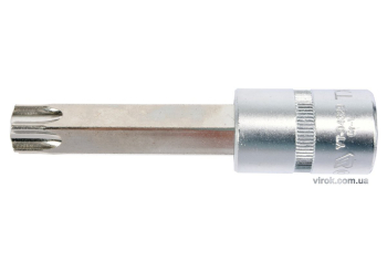 Головка торцева YATO квадрат 1/2 "TORX" подовжена Т70, L= 100 мм [20/120]