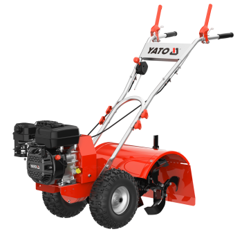 Культиватор бензиновий YATO: двигун- 6,5 КС, ширина борозни- 41 см, глибина- 254 мм, бак-1,2л