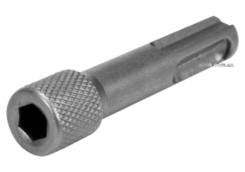 Тримач-адаптер насадок VOREL : SDS+ - HEX 1/4" (6,35 мм), L= 60 мм [100/200]