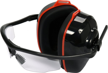 Навушники протишумні комбіновані з захисними окулярами YATO(DW)
