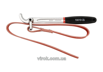 Ключ до оливного фільтру ремінний YATO, d=100-200 мм [5/20]