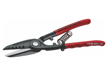 Ножиці для листового металу NWS "Berlin" : прямі, t= 0.8-1.0 мм, леза L= 55 мм, H= 225 мм DW