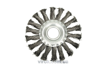 Щітка дискова, вита VOREL Ø-115мм [12/48]