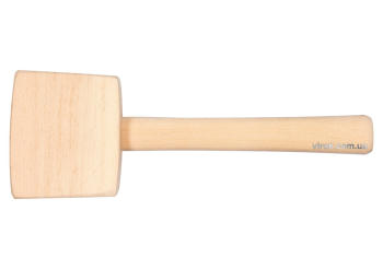 Молоток - киянка дерев'яний VOREL з прямокутним обухом [20]
