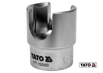 Головка торцева до паливного фільтра YATO : квадрат- 1/2", М27 мм,  Cr-V [20/40]