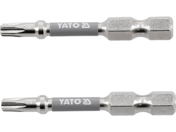 Насадка викруткова YATO TORX T20 х 50 мм. HEX 1/4", покрита нікелем, 2 шт.[10]
