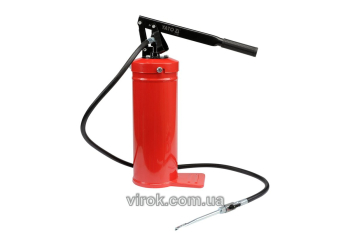 Помпа мастильна YATO : місткість- 8 кг, сопло зі шлангом l= 1.5 м, макс. P= 13.8 МПа [1/32]