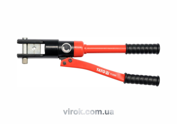 Кліщі ручні гідравлічні YATO для обтискання проводів S= 10-120 мм², l= 415 мм, [4]