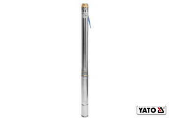 Насос для води глибинний YATO: 550Вт, 6000л/год, макс.висота- 50м, макс.глибина- 80м, кабель-20м [1]