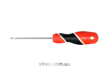 Викрутка плоска YATO : шліц SL3 х 100 мм [12/96/384]