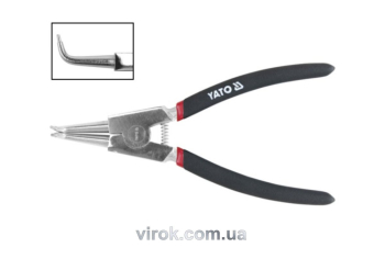 Знімач стопорних кілець YATO загн. (розжим) l=150мм [6/120]