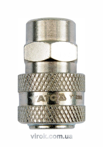 Швидкоз'єднувана муфта YATO з внутріш. різьбою Ø= 1/4" [20/120]