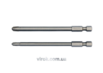 Набір насадок викруткових YATO : "TRI-WING" #2-#4, HEX 1/4", L= 100 мм. 2 шт. [25/100]