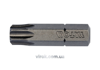 Насадка викруткова YATO : "TORX" T40 x 25 мм. HEX 1/4". 10 (Уп/Шт.) [20/100]