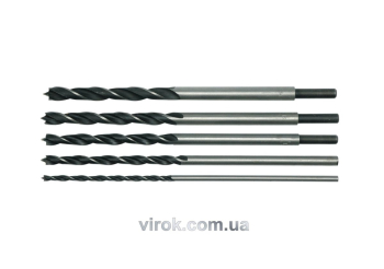 Свердла по дереву STHOR : Ø= 6.0 - 14.0 мм, набір 6 шт. [25]