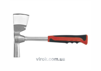 Сокирка штукатура YATO : m= 600 г, L= 315 мм, металева  ручка [6/24]