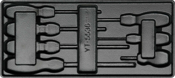 Вклад до інструментальної шафи пустий YATO, для викруток YT-5536 [5/30]