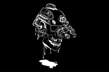 Череп с тепловизором