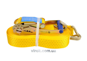 Пас для кріплення багажу з тріщаткою VOREL : 2500 daN, 50мм х 12м [5]