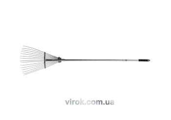 Граблі тип "віяло" дротяні розсувні FLO з держаком, l= 530 мм  [24]