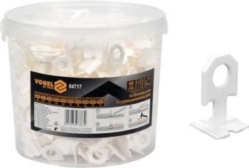 Кліпси для викладання керамічної плитки VOREL : 1 мм, t≤ 14 мм. 400 шт. [1]