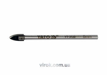 Свердло по кераміці та склу YATO : Ø= 4 мм [100/400]