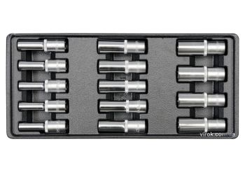 Вклад до інструментальної шафи YATO, торцеві глибокі ключі з квадр. 1/2", 14 елем. [8]