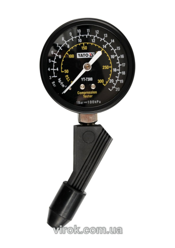 Компресометр для бензинових двигунів YATO, P = 21 Bar(DW)