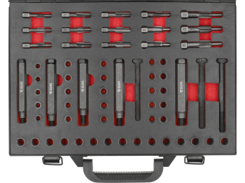 Набір для ремонту різьби "свічок" розжарювання YATO M8- М12 мм, 68 елем. [5]