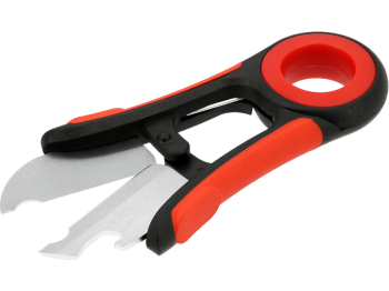 Ножиці флористичні з видалювачем шипів YATO заг. l= 205 мм, до стебел Ø≤ 6 мм [50/10]