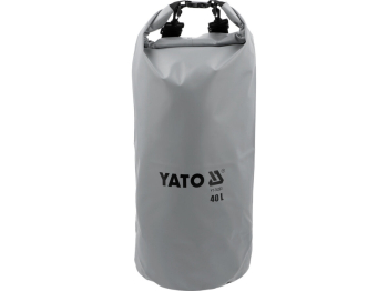 Сумка-рюкзак водонепроникна (IPX6) YATO з 2 плечовими пасами, 40 л, 28х 73 см,матеріал ПВХ 500 D