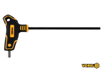 Ключ шестигранний VOREL : тип "Т", HEX 5 x 150 x 90 мм, Cr-V 6150 [24/194]