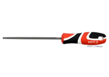 Напильник по металу YATO, круглий l=150 мм, #1 [20/80]