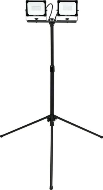 Прожектори з SMD-діодним випромін. YATO: 2x 30 Вт, 230 В, x2850 Lm, на штативі h= 0.6-1.22 м [4/24]