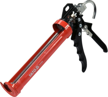Пістолет для нанесення герметиків з фіксатором YATO : L= 225 мм, W= 60 мм [12/432]