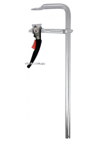 Струбцина з важільним затискачем, стальна, тип "F" YATO; l= 500 мм, h= 120 мм [2/4]