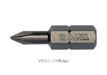 Насадка викруткова YATO : "Philips" РH0 х 25 мм. HEX 1/4". 10 (Уп/Шт.)(DW)