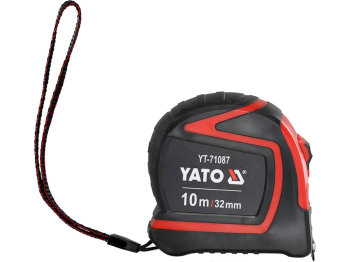 Рулетка вимірювальна YATO : L= 10 м x 32 мм,  [6/24]