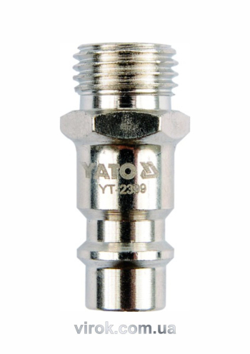 Швидкоз'єднуваний наконечник YATO з зовніш. різьбою Ø= 1/4" [50/250]