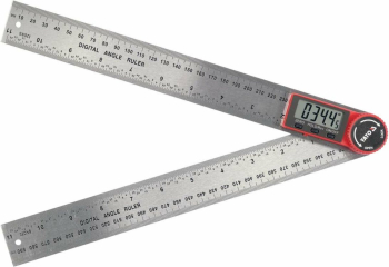 Кутомір електронний YATO; l= 300 мм, діапазон 0-360° з живленням від батарейки 3V; CR2032 [10]