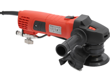 Полірувальна машина мережева з водою YATO 1300 Вт, диск Ø= 100 мм, регуляція обертів 1300-4200 об/хв