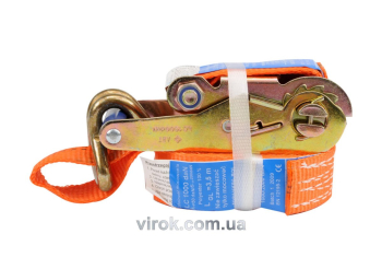 Пас для кріплення багажу з тріщаткою VOREL : 1000 daN, 35мм х 6м, [10]