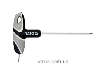 Ключ "TORX" YATO : "T"- образний, Т8, двосторонній, L= 100 мм [12/240]