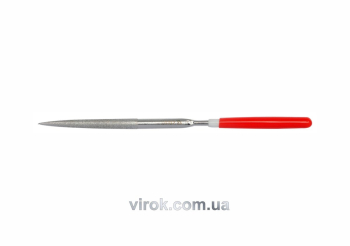 Надфіль алмазний YATO півкруглий, l= 140/50 мм, b= 3 мм [120/1200]