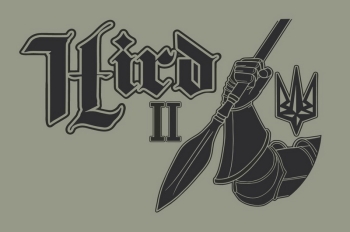 Hird герб рука с копьем